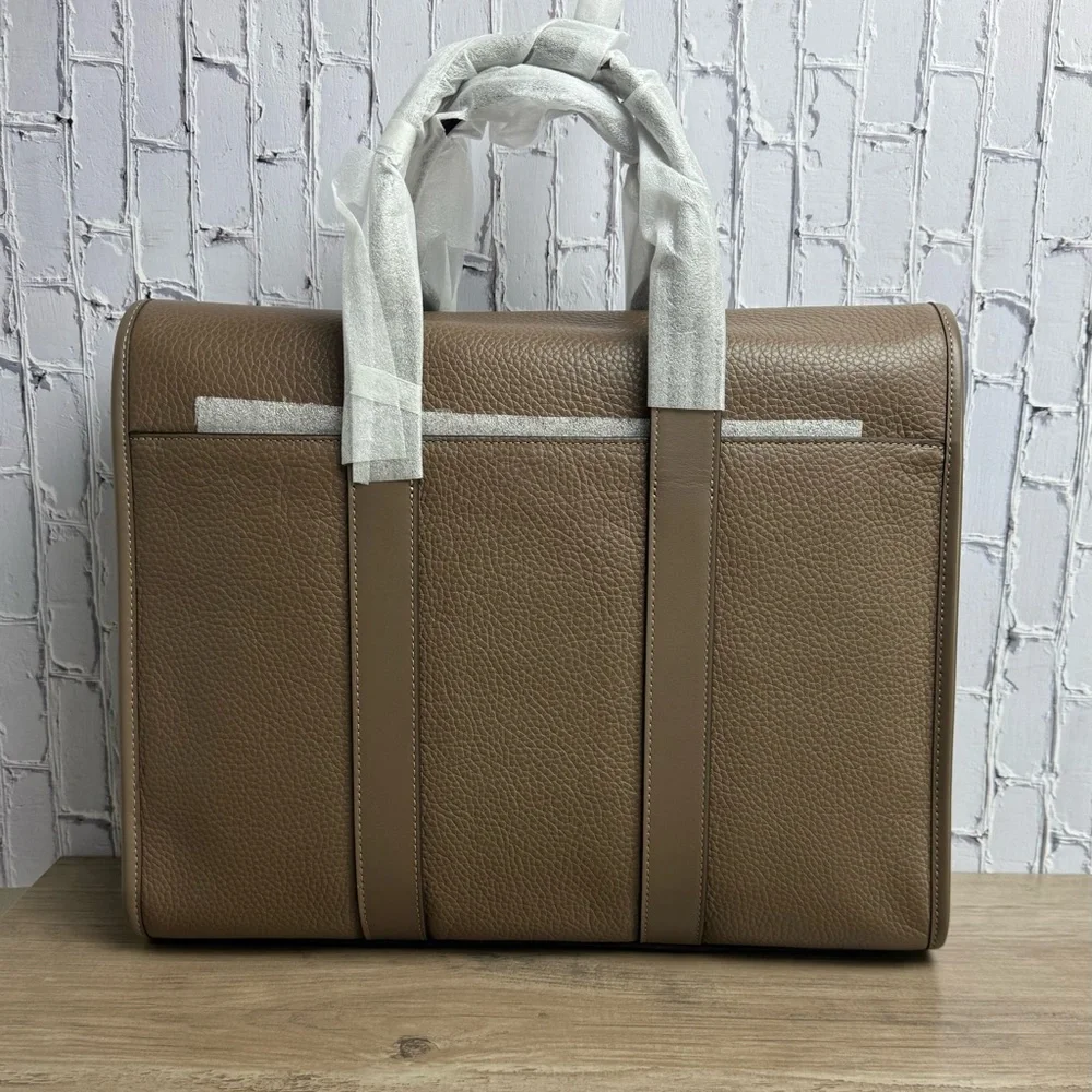 NWT Coach Gotham Portfolio /briefcase Bag fits 15-16” laptops Dark Stone C5318